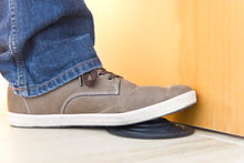 Load image into Gallery viewer, Blockystar Ovni door stops/wedges. WindowStop Black