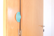 Load image into Gallery viewer, Blockystar Ovni DoorStop WindowStop Turquoise