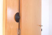 Load image into Gallery viewer, Blockystar Ovni door stops/wedges. WindowStop Black