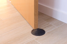 Load image into Gallery viewer, Blockystar Ovni door stops/wedges. WindowStop Black