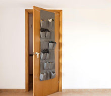 Load image into Gallery viewer, KanguruDoor Over Door Organizer Which Protects Doors Grey