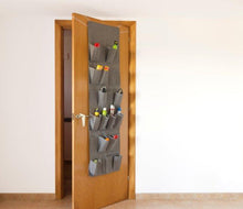 Load image into Gallery viewer, KanguruDoor Over Door Organizer Which Protects Doors Grey