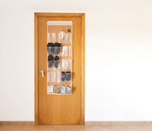 Load image into Gallery viewer, KanguruDoor Over Door Organizer Which Protects Doors Transparent