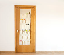 Load image into Gallery viewer, KanguruDoor Over Door Organizer Which Protects Doors Cream