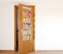 Load image into Gallery viewer, KanguruDoor Over Door Organizer Which Protects Doors Transparent