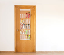 Load image into Gallery viewer, KanguruDoor Over Door Organizer Which Protects Doors Transparent