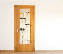 Load image into Gallery viewer, KanguruDoor Over Door Organizer Which Protects Doors Cream
