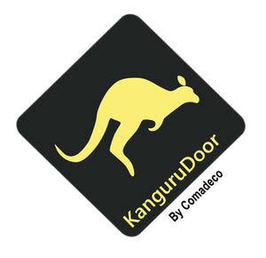 KanguruDoor Over Door Organizer Which Protects Doors Cream
