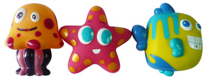 Set 3 bath figure toy for children